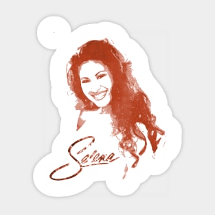 Selena Portrait Sticker